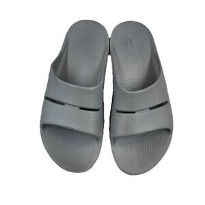 OOFOS Recovery Slide Sandals Gray  Men’s 14 Women’s 12  EU 45